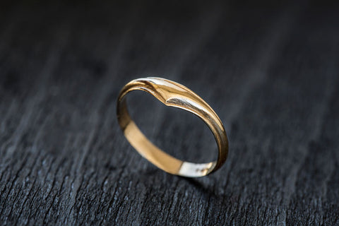 Tiny Braid Gold Ring