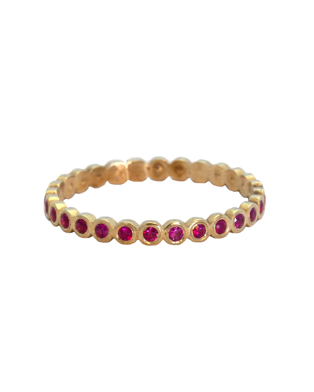 Ruby Dotty Eternity Ring with Ruby Stones – TOR