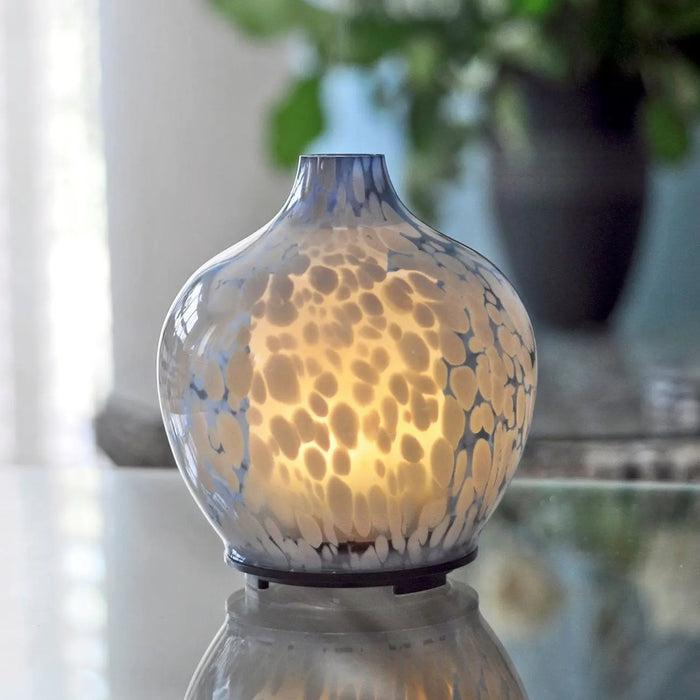 Made By Zen MERCURA GREY Ultrasonic Aroma Diffuser in Glass — WOWooO