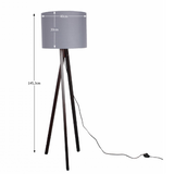 Coldfield állólámpa (szürke/fekete) - Marco Mobili Bútoráruház - lámpa