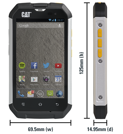 Cell Phones Smartphones Caterpillar  B15 q was sold for 