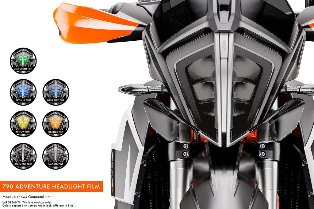 KTM 790/890 Adventure R/S Premium Headlight Tinted Film