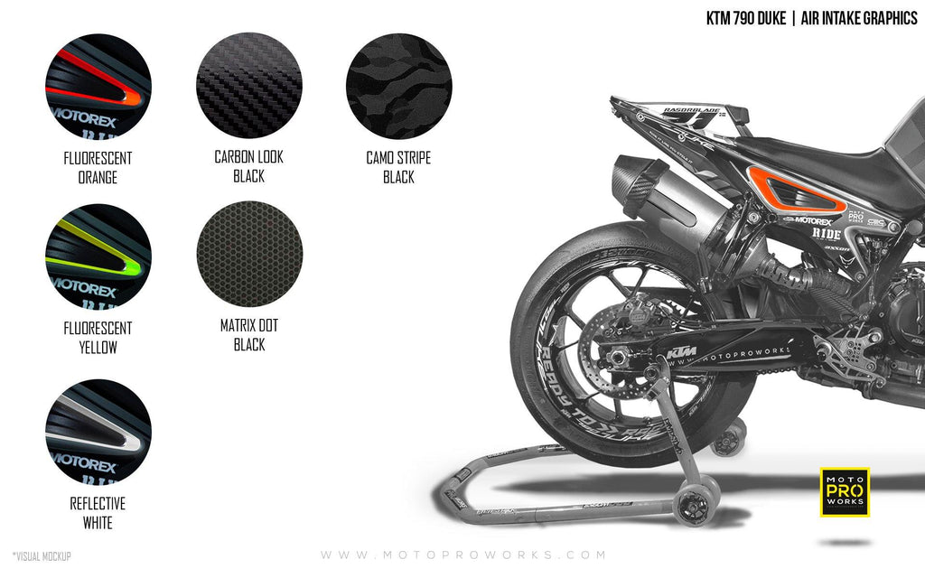 Air Intake Graphics - KTM 790/890 Duke