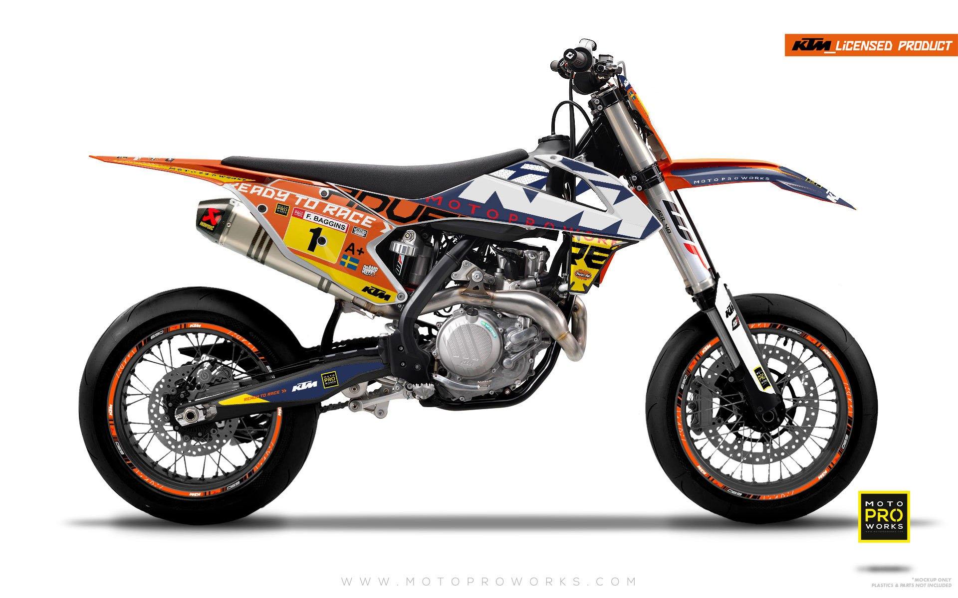 Ktm Graphic Kit Waypointer Dawn Motoproworks Decals And Bike Graphic Kit