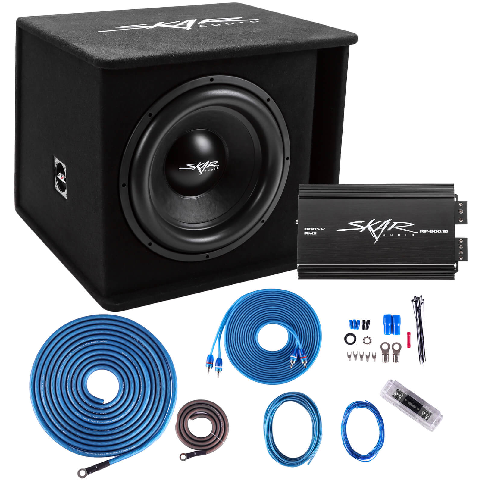 1,200 Watt Loaded Subwoofer Box \u0026 Amplifier