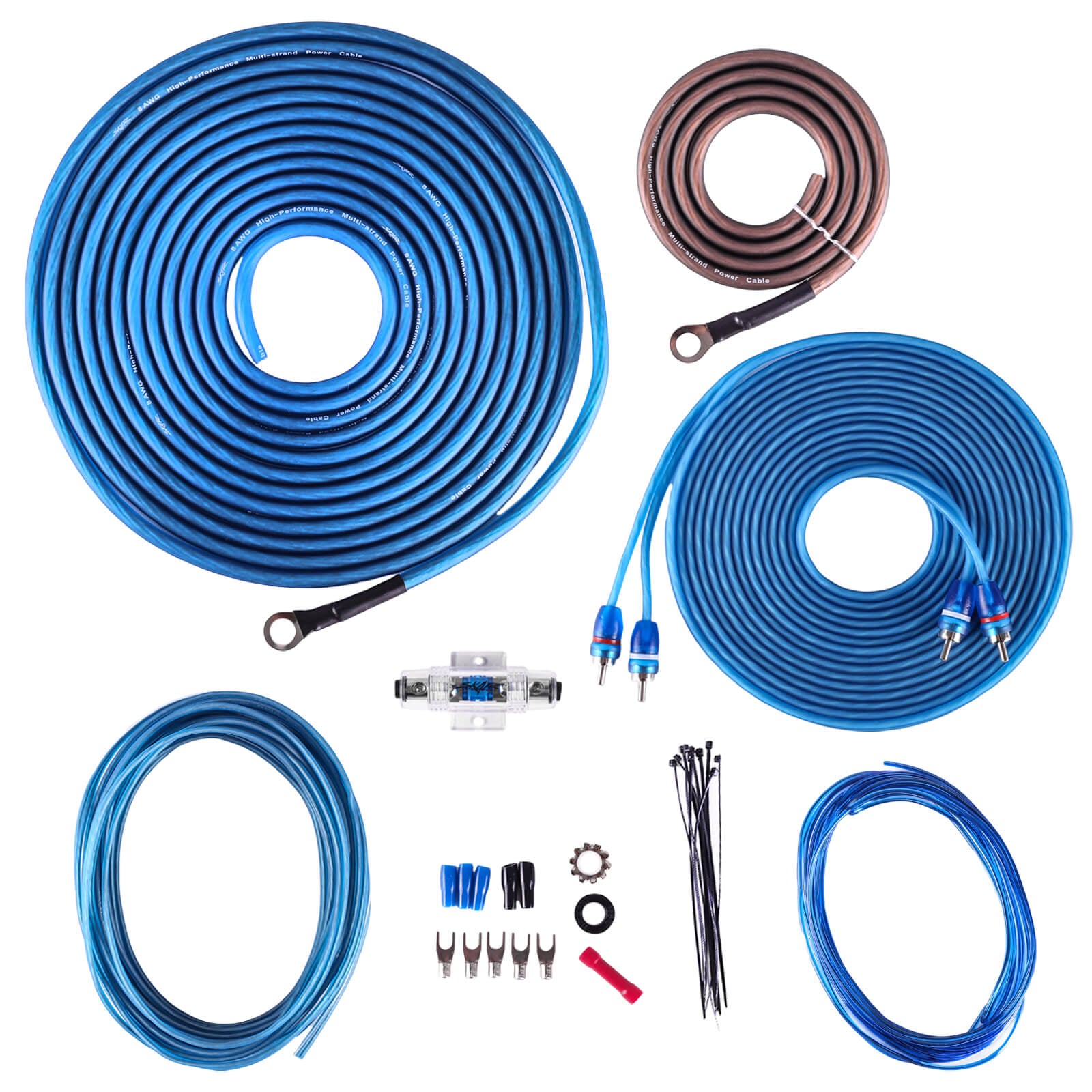 8 gauge amp wiring kit