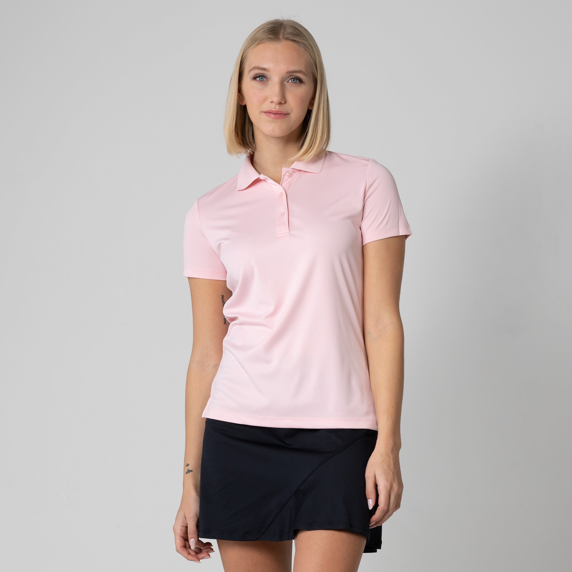 New York Yankees Levelwear Women's Lotus Insignia 2.0 Polo - Navy