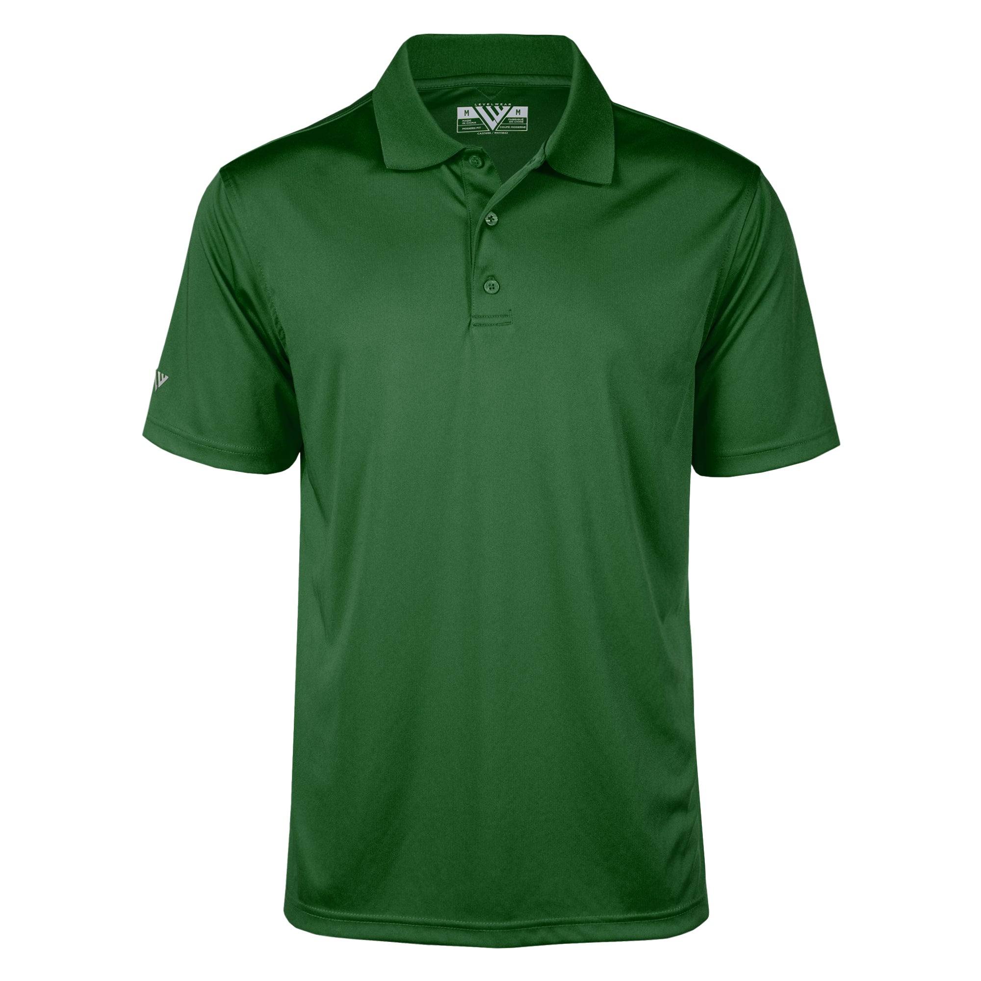 Men's Levelwear Green Detroit Tigers Sector Core Polo Size: Medium