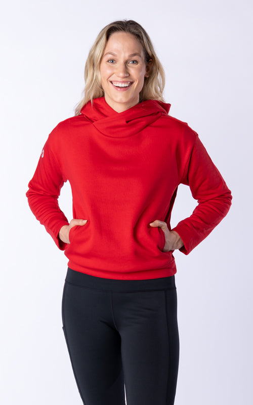 Colorado Avalanche Levelwear Women's Verve Evian Pullover Hoodie - Navy