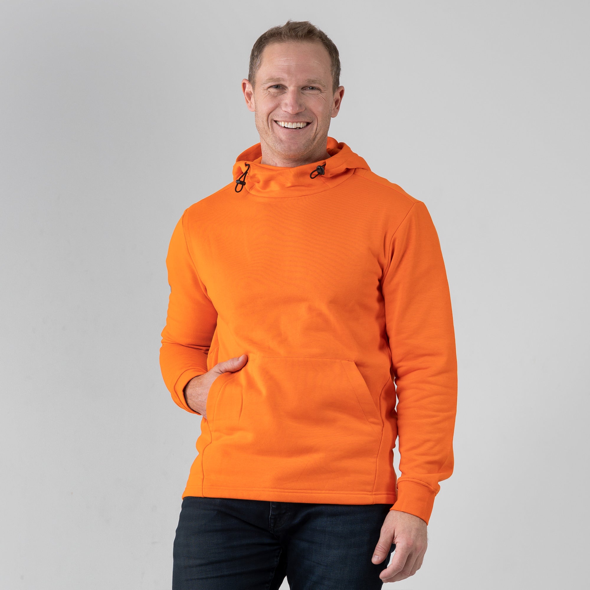 Levelwear Men's Baltimore Orioles Orange Shift Core Full Front Hoodie