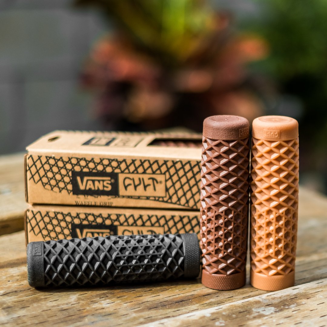 Vans X Cult Crew | Waffle Motorcycle Grips | Best motorcycle gear for