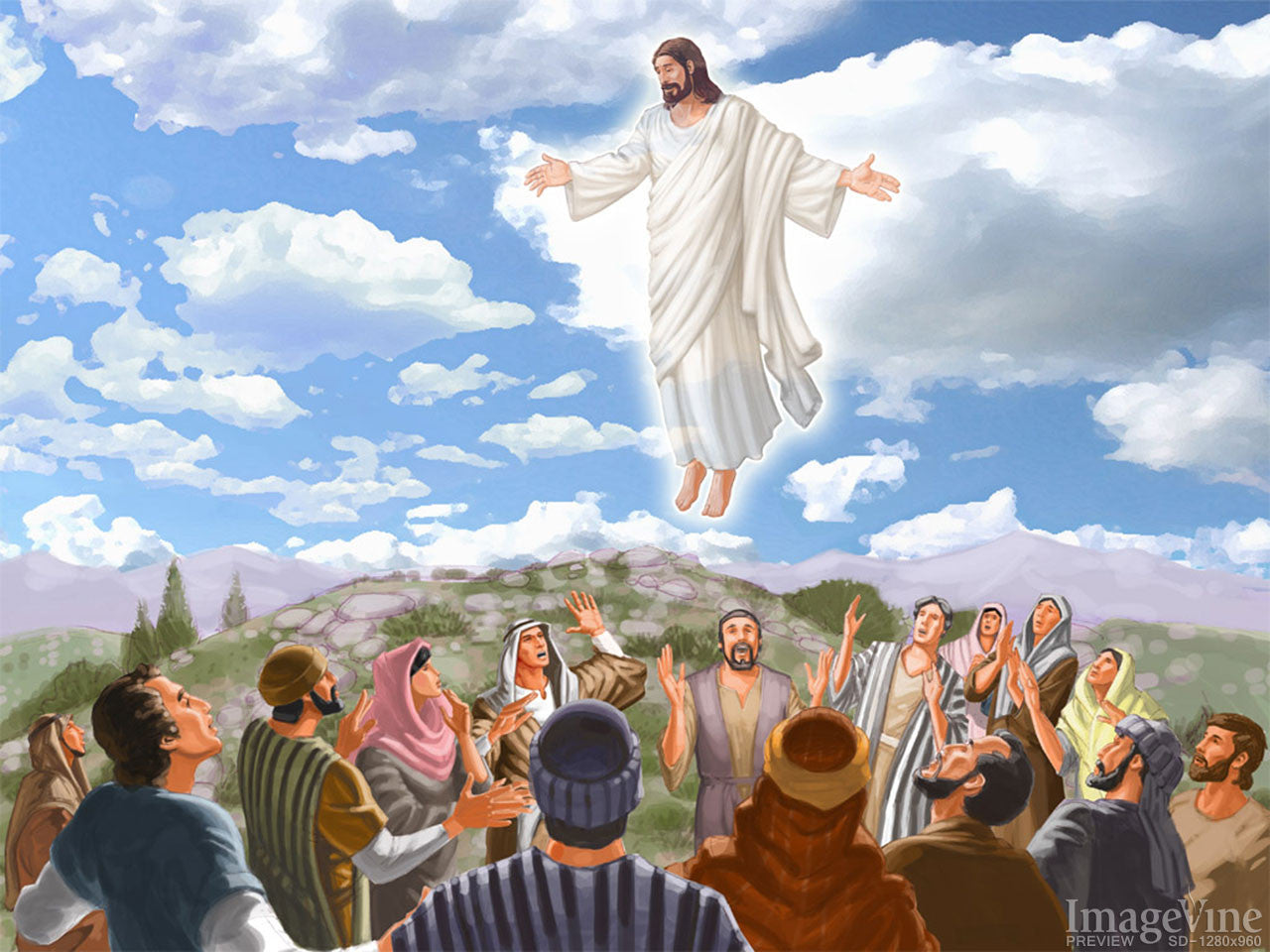 christ ascension into heaven