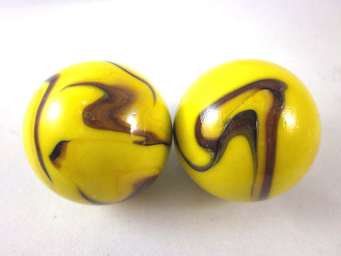Bumble Bee Glass Marbles - 2pc set | FREE Shipping! – Big Game Hunter Toys