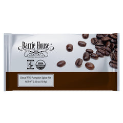 Barrie House Fair Trade Organic  Pumpkin Spice Pie Decaf 24/2.50 oz