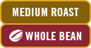 Medium Roast, Whole Bean