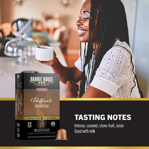 Raffinato<br>Fair Trade Organic<br>Espresso capsules 10ct