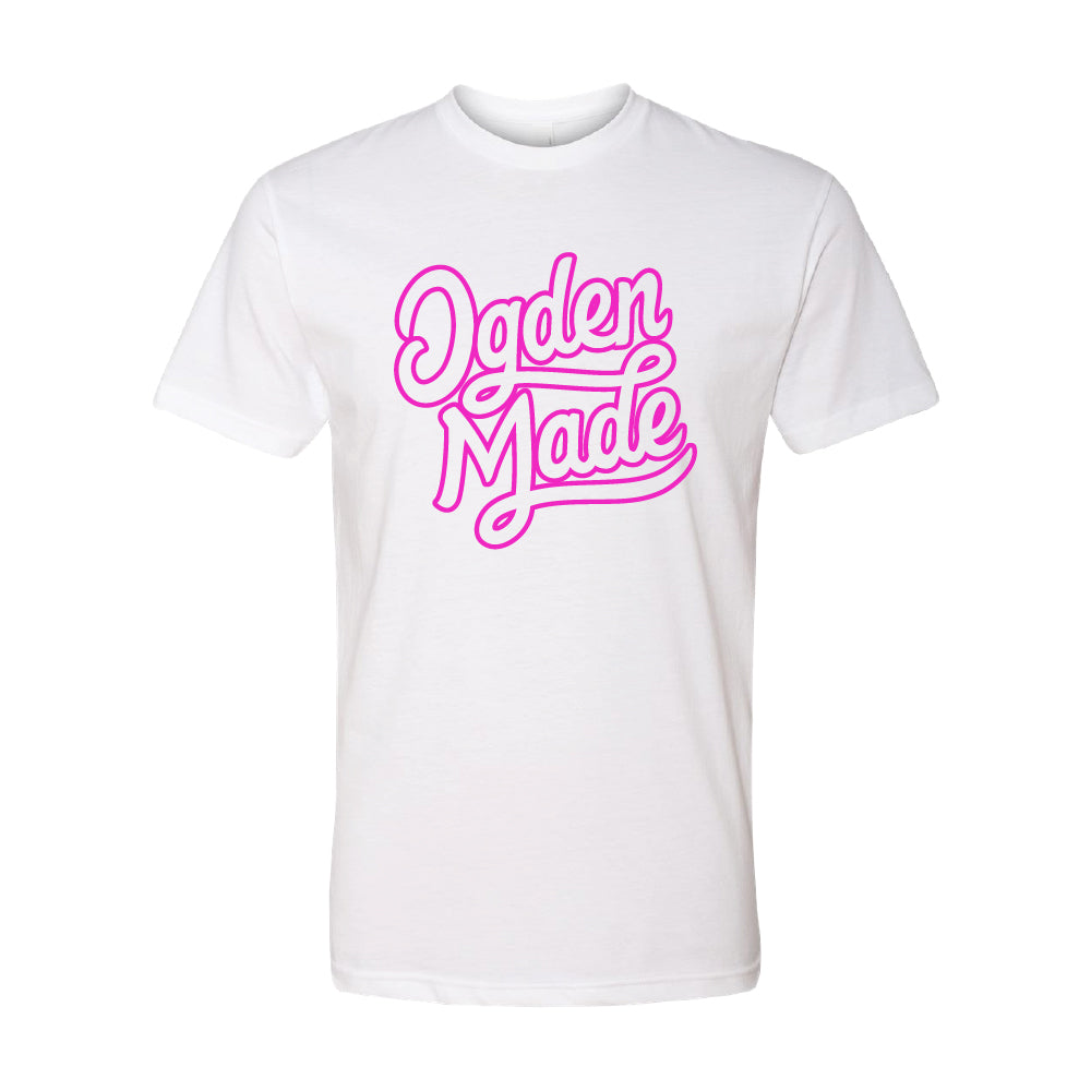 Classic Script Tee - Neon