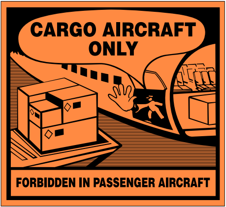 Cargo Aircraft Only Label