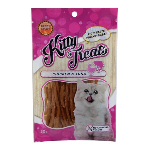 Kitty Treats Soft Chicken And Tuna 30g