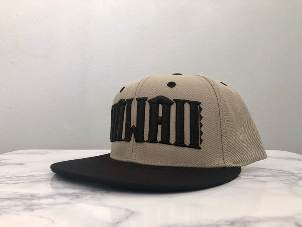 Hawaii Grey/Black Snapback – Big Brandoh