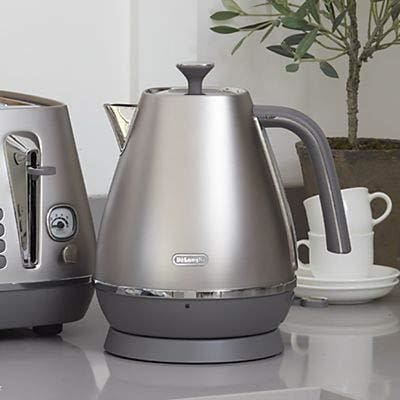 delonghi distinta kettle silver