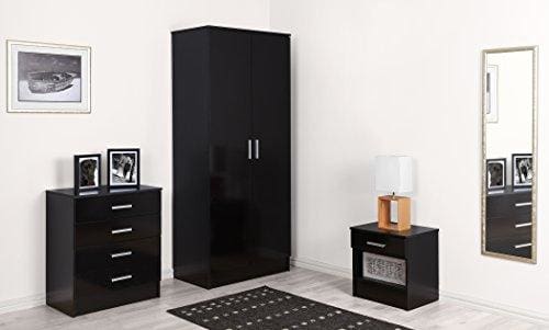 Galaxy Black Two Tone 3 Piece Set Oak 46 5x76x180 5 Cm