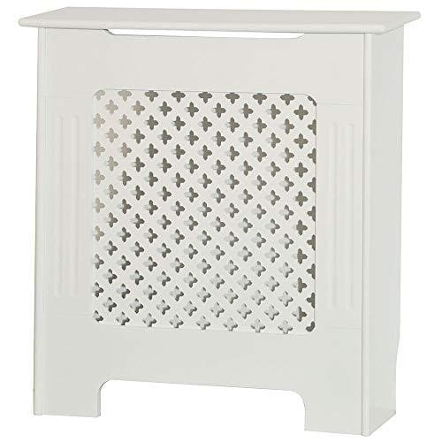 Home Discount Oxford Radiator Cover Traditional White Painted Mdf