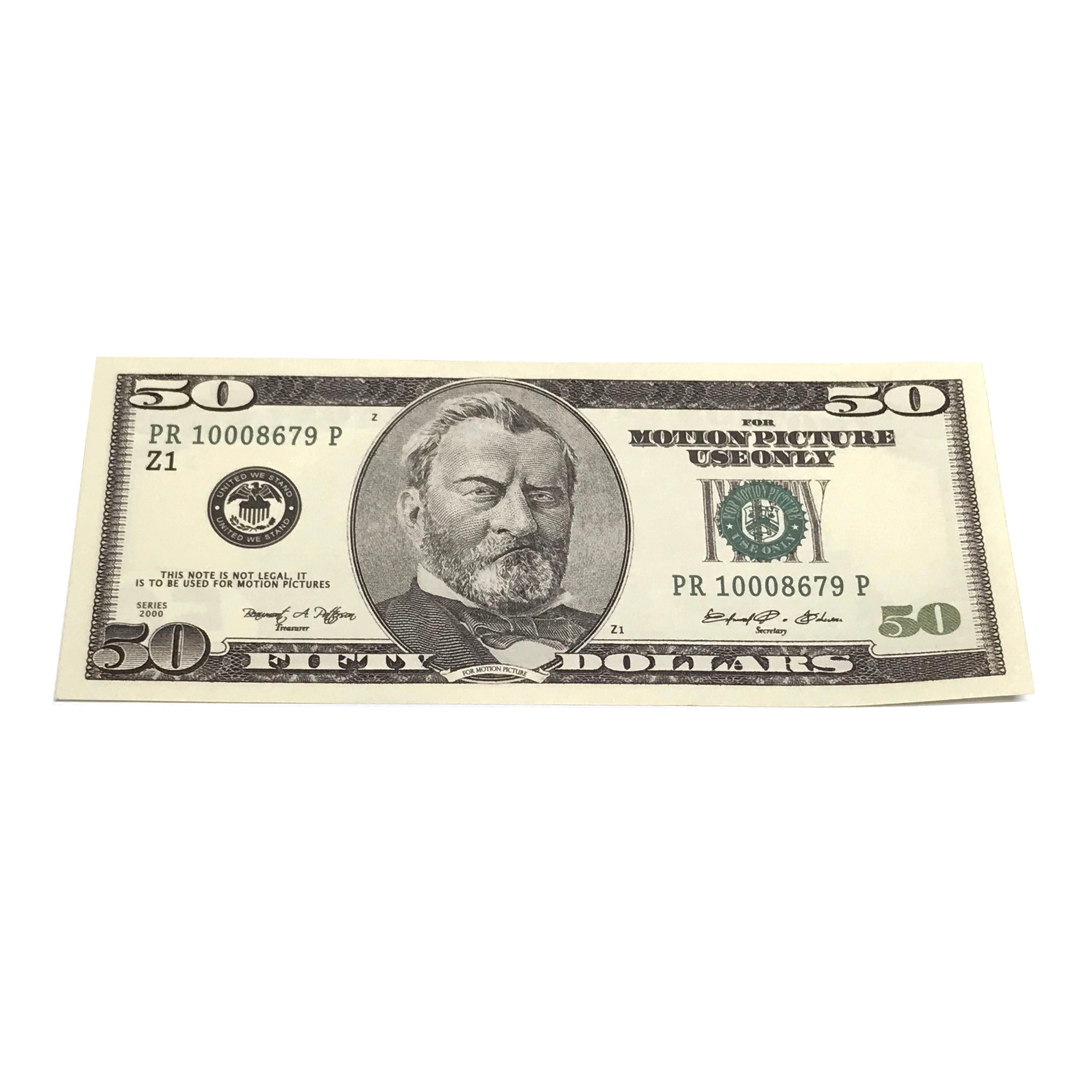 New Series $20's Aged $2,000 Full Print Prop Money Stack
