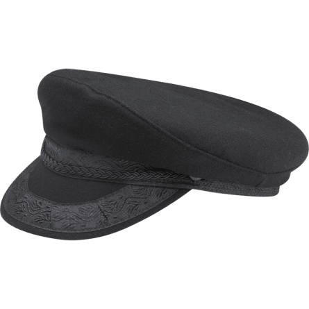 Black Greek Fisherman Hat Black – AbracadabraNYC