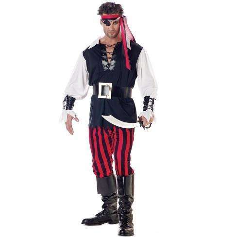 Cut Throat Pirate Men's Adult Costume