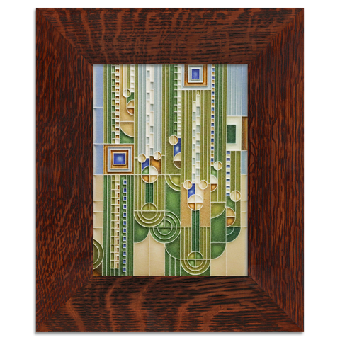 6x8 Saguaro Art Tile, Framed