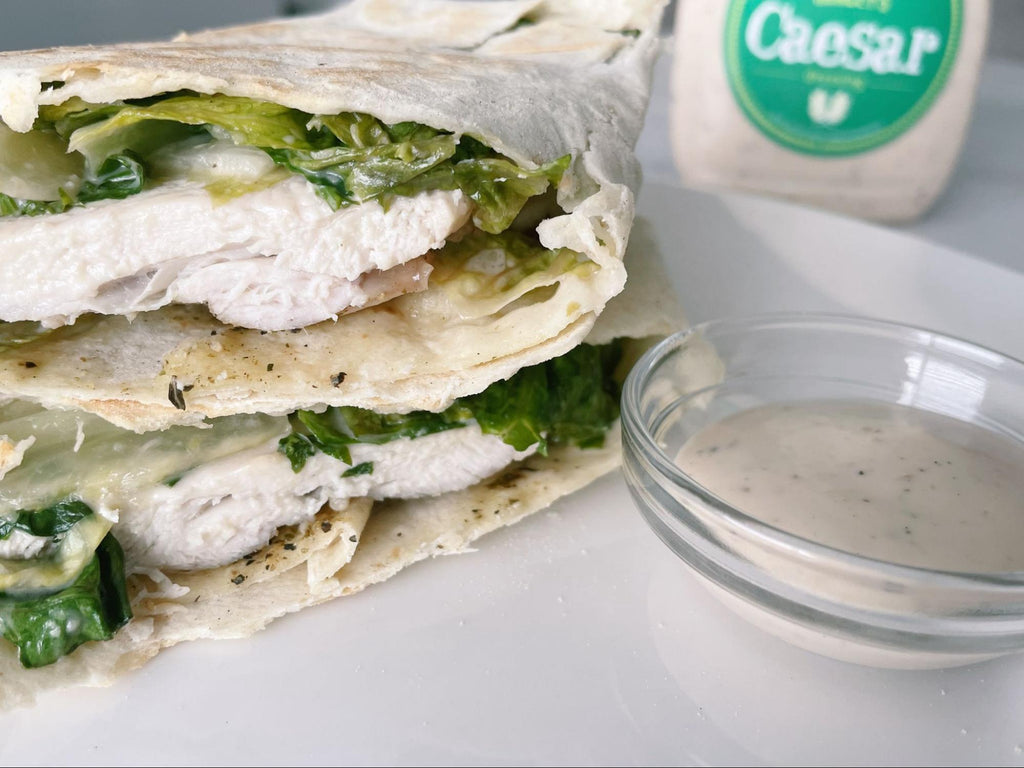 Chicken Caesar Wrap with Hanley’s Caesar Dressing