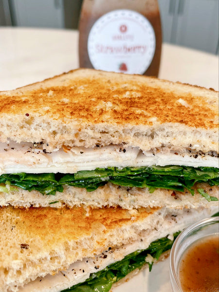 Sweet and Savory Turkey and Provolone Sandwich 