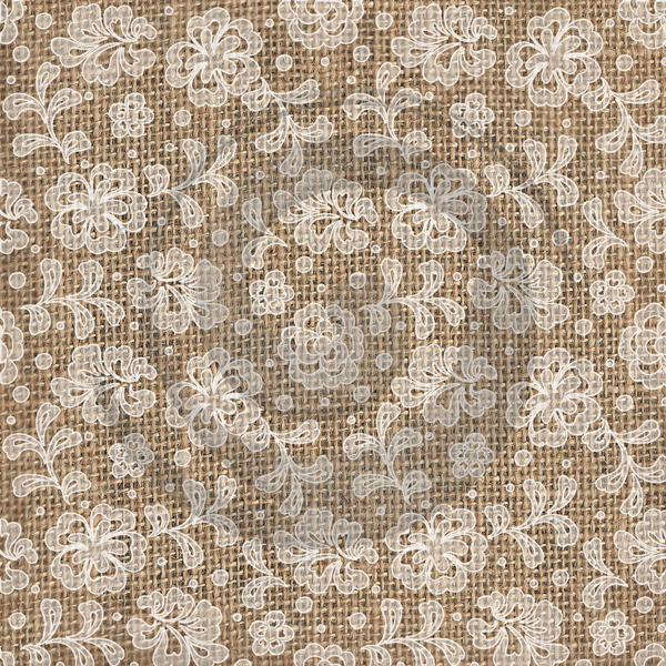 burlap and lace wallpaper