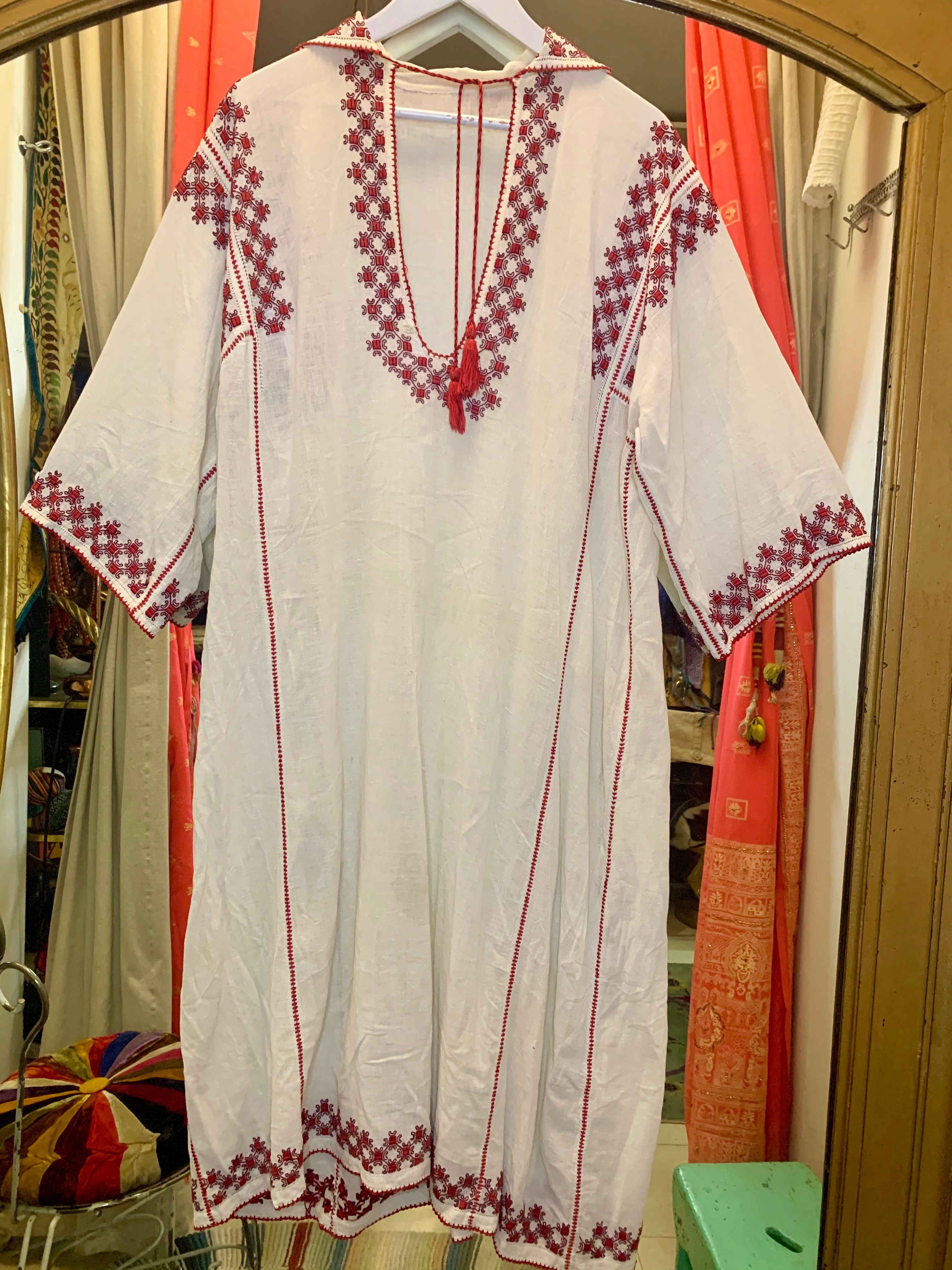 1960’s Embroidered Eastern European Gauze Dress – Nomad Vintage