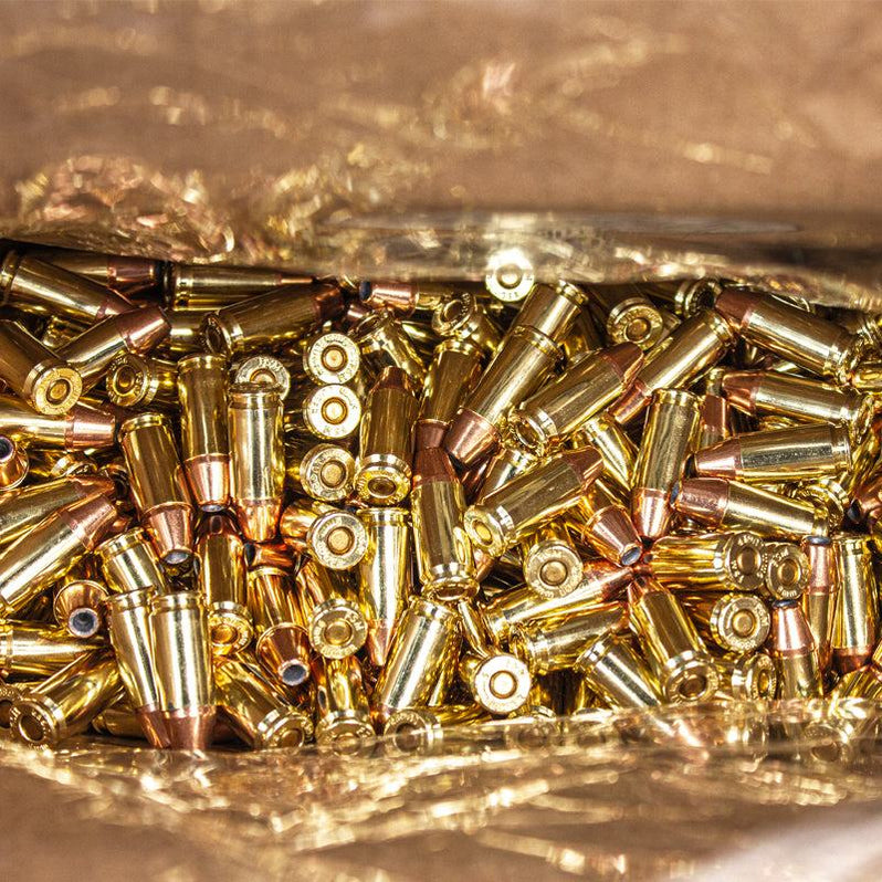 bulk 9mm brass casing ammo