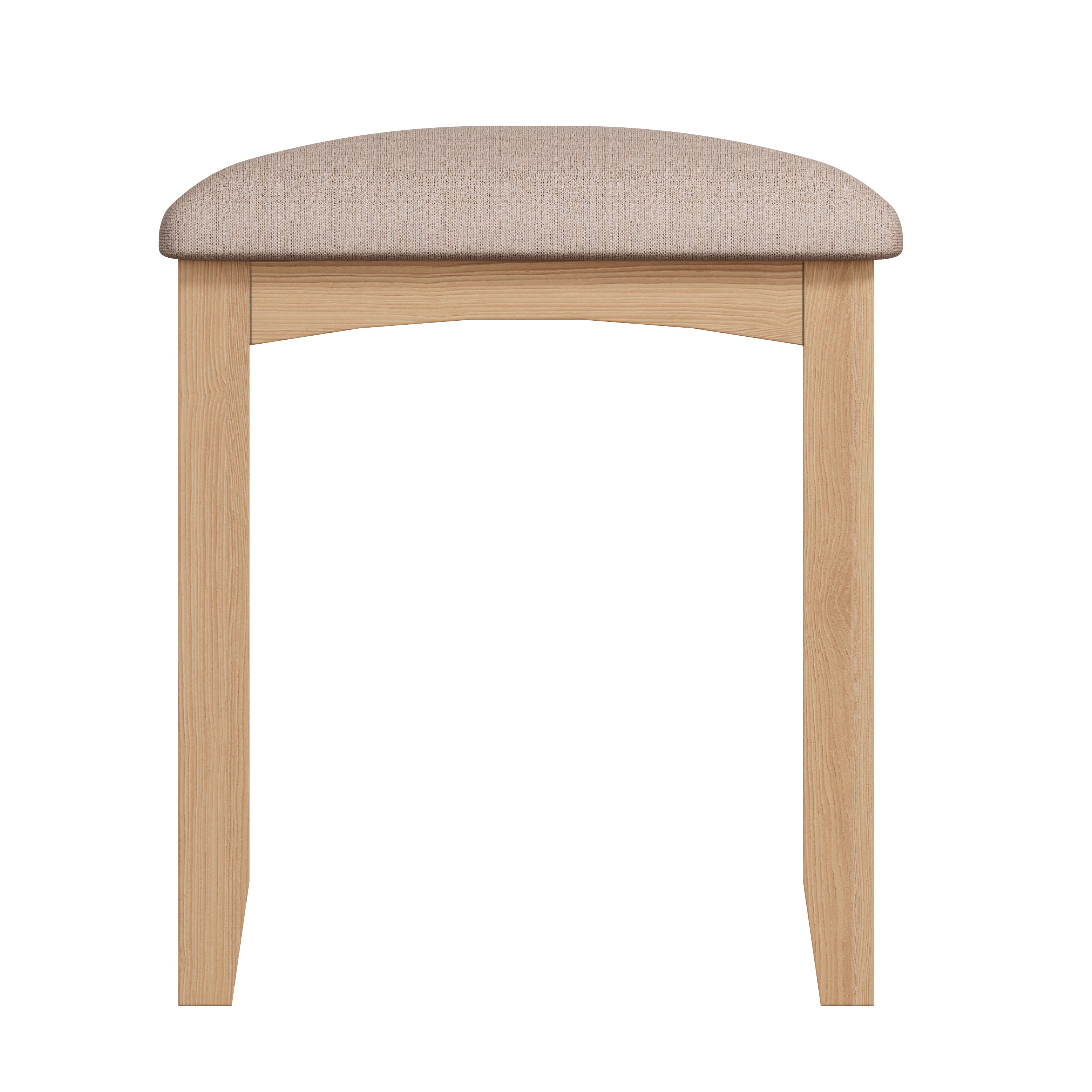 oak dressing stool