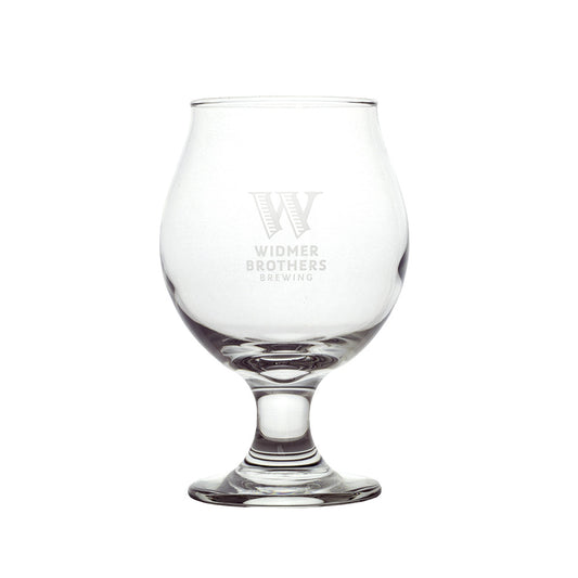 4 WIDMER Brothers Brewing Nucleated Pint Glasses Beer Glass 16 oz. NEW