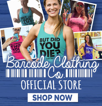 Barcode Clothing Co - Fun Workout Tanks, Tees & Hoodies for Women