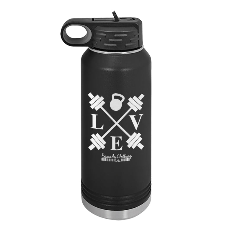 Love Barbells Water Bottle