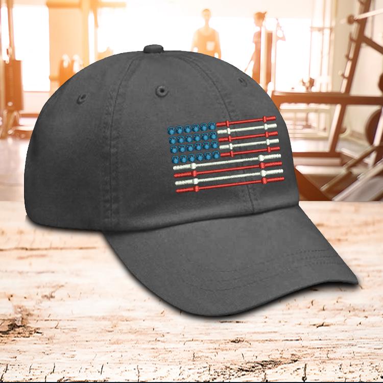 Hat - Barbell Flag Hat