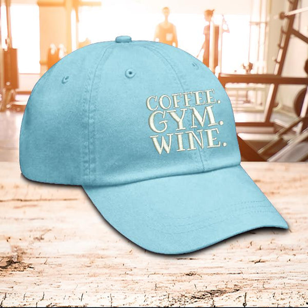 Coffee Gym Wine Hat Barcode Clothing Co