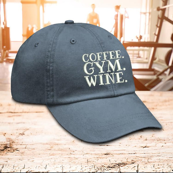 Coffee Gym Wine Hat Barcode Clothing Co