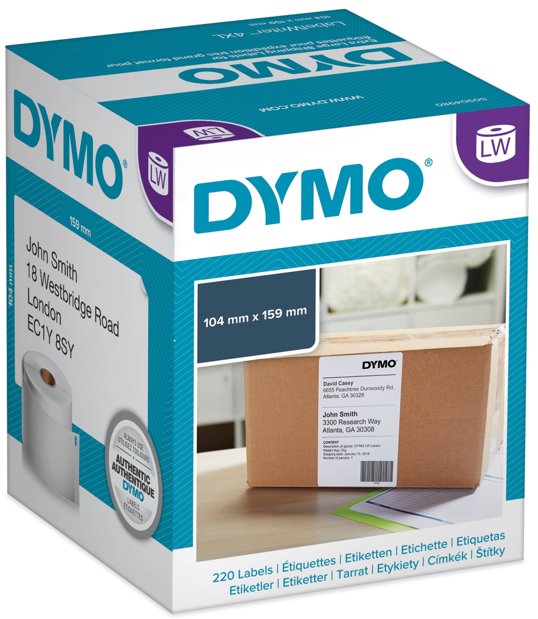 dymo stamps label sheets