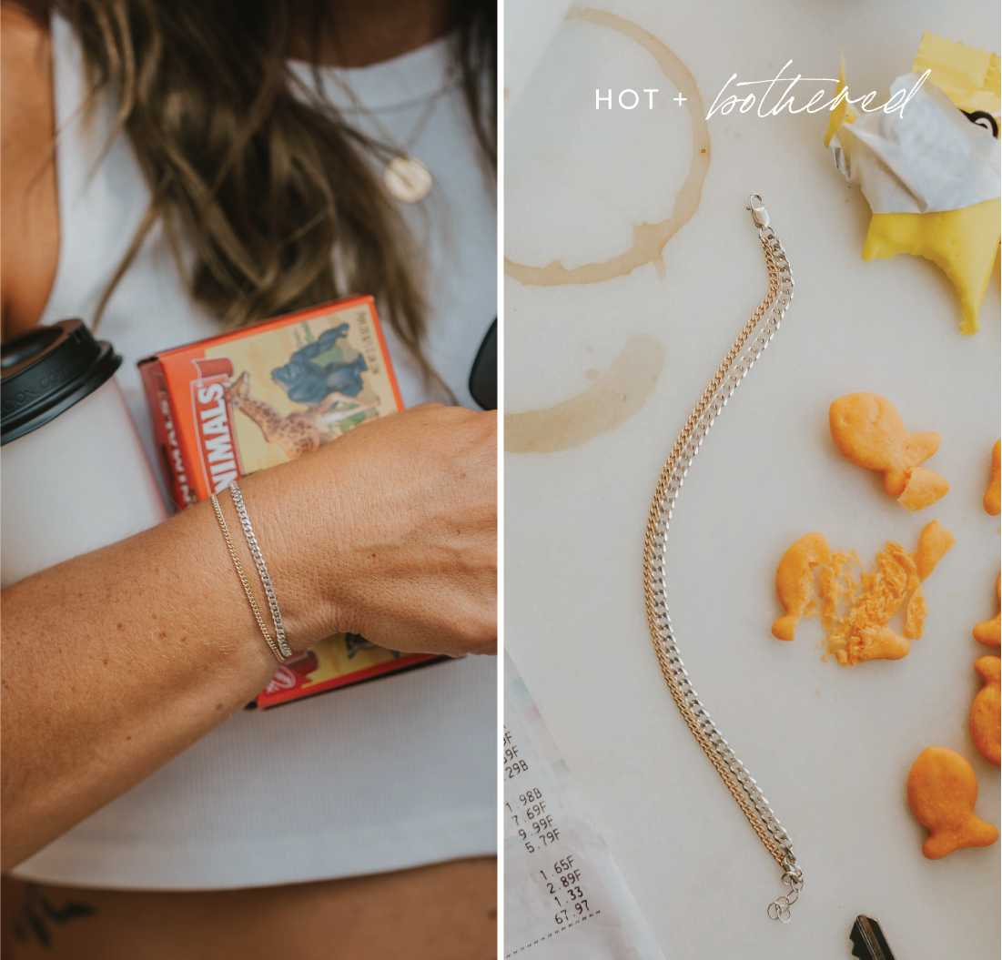 Hot + Bothered Friendship Bracelet by Hello Adorn