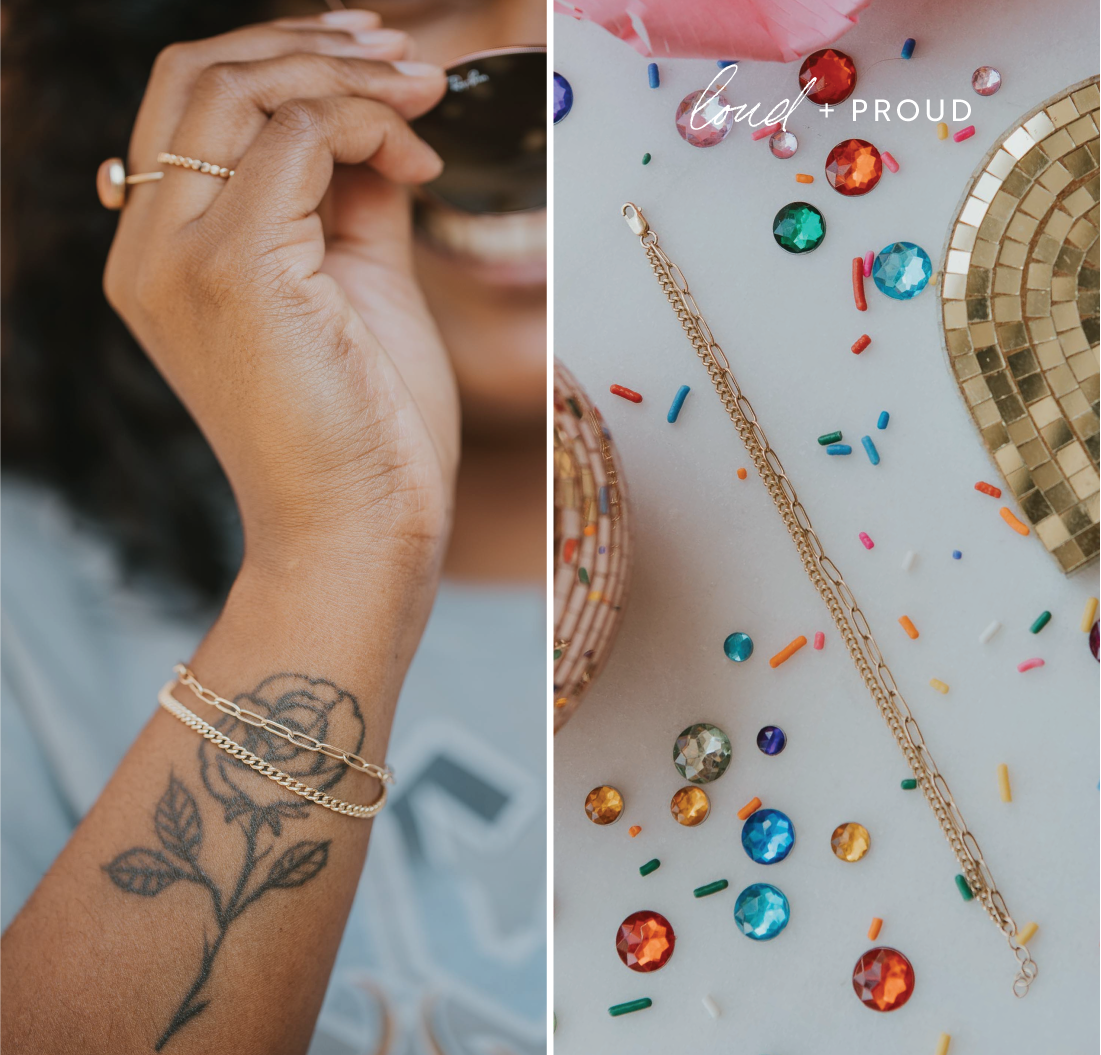 Loud and Proud Friendship Bracelet from Hello Adorn