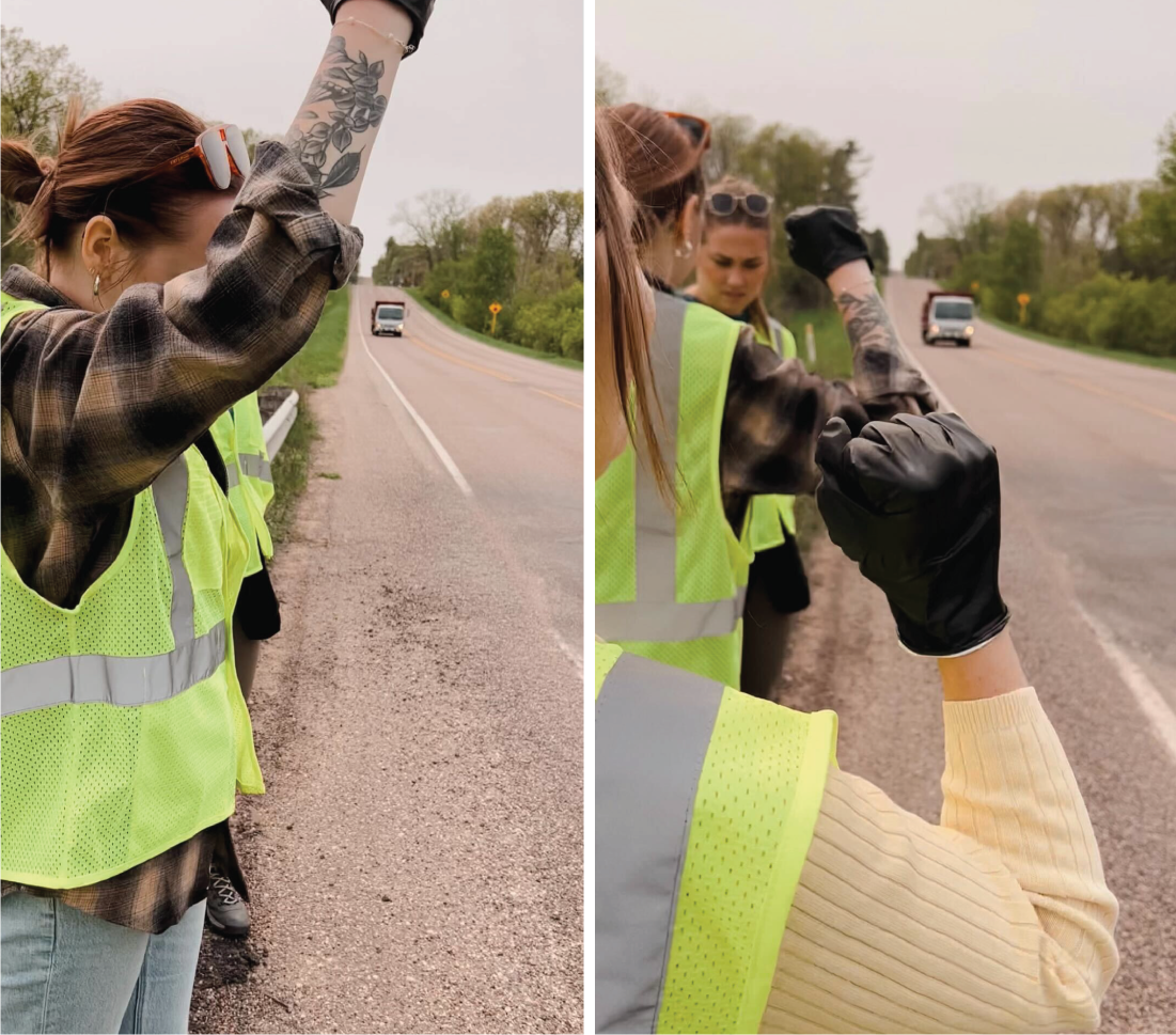 Highway Cleanup at Hello Adorn