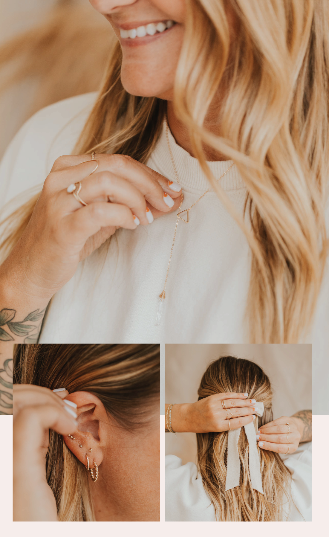 How Jess from Hello Adorn is styling her earring stack