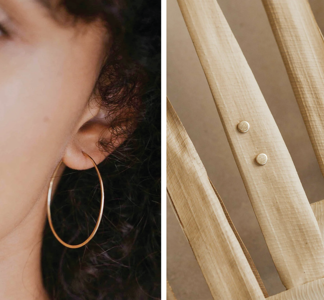 Simple everyday hoops by Hello Adorn
