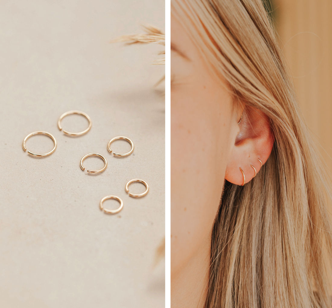 Tiny Hoops by Hello Adorn